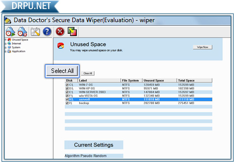 Data wiper Software