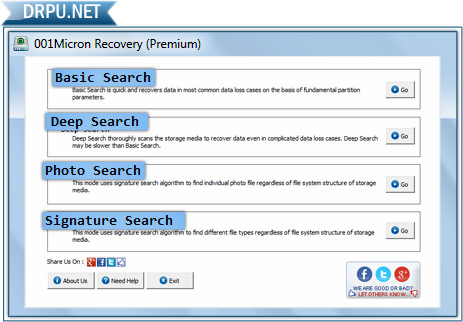 001Micron (Premium) – Data Recovery Software
