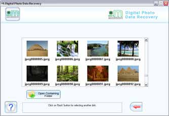 Digital Picture Recovery Software Screenshot