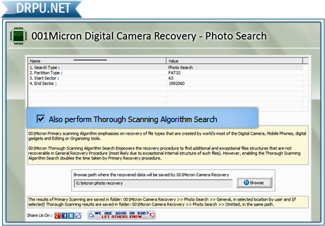 Digital Camera Data Recovery Software