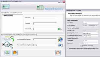 Internet Explorer Password Recovery and Passwords Unmask tool Screenshot