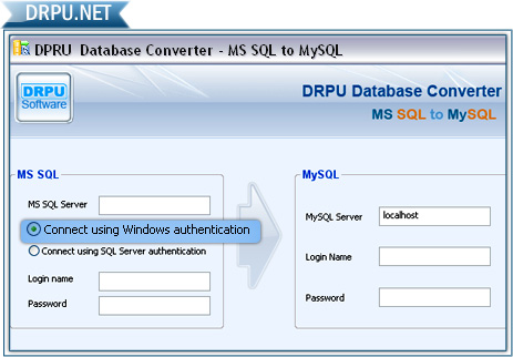 MSSQL to MySQL Database Converter Screenshot