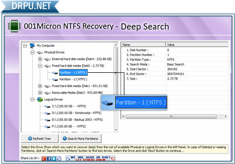 NTFS Data Recovery Software