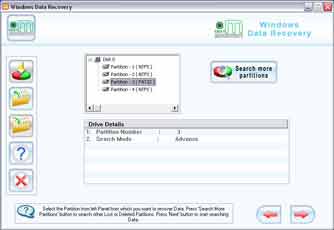 Windows Data Recovery Software Screenshot