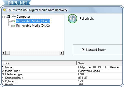 USB Digital Media Data Recovery Windows 11 download