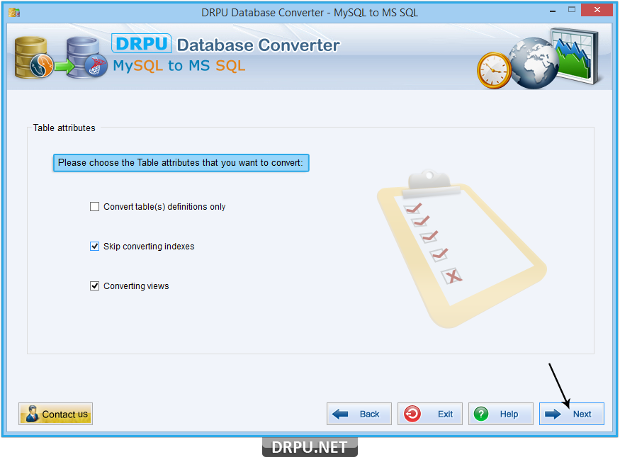 MySQL to MS SQL Database Converter