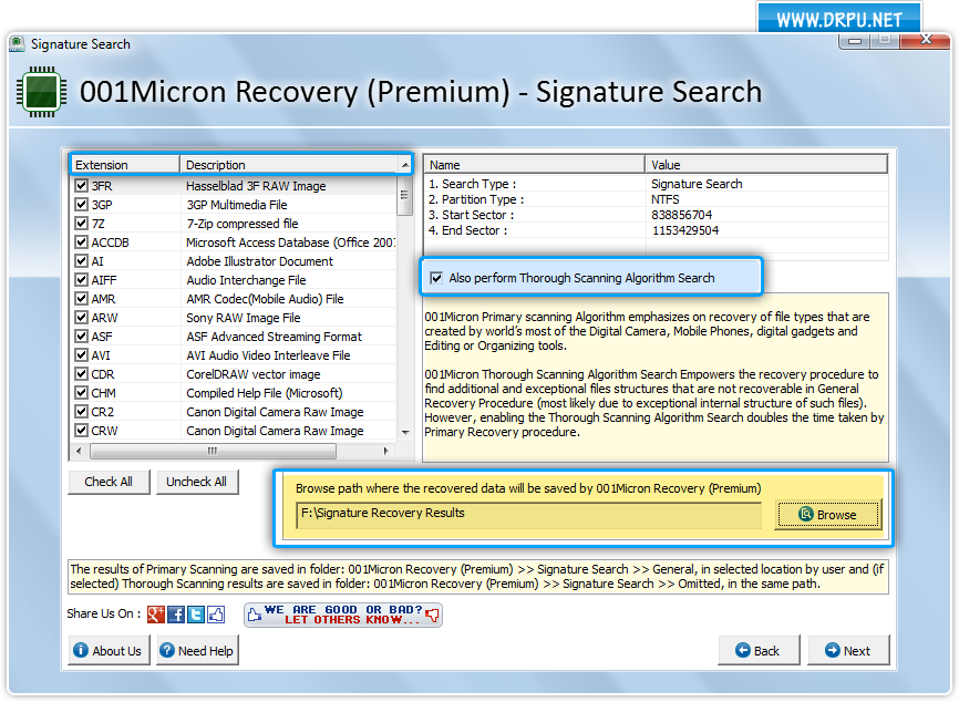 001Micron (Premium) – Data Recovery Software