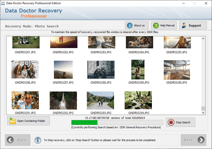 Stop Seraching Algorithm Professional – Data Recovery Software